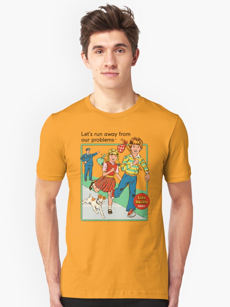 Alternate view of Let's Run Away Slim Fit T-Shirt