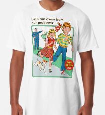 Lass uns weggehen Longshirt