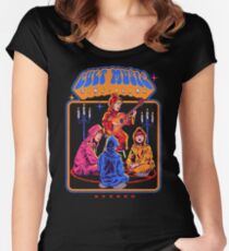 Camiseta entallada de cuello redondo Música de canto cantar