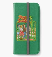 Don't Talk To Strangers iPhone Wallet/Case/Skin