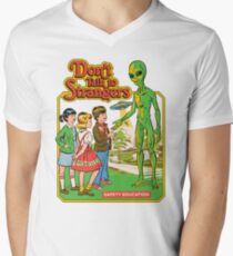 Don't Talk To Strangers V-Neck T-Shirt