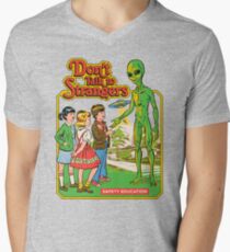 Don't Talk To Strangers V-Neck T-Shirt