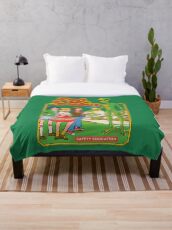 Don't Talk To Strangers Throw Blanket