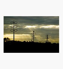 Telephone Wires Photographic Print