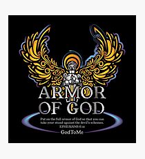 Armor of God will protect you from evil Photographic Print