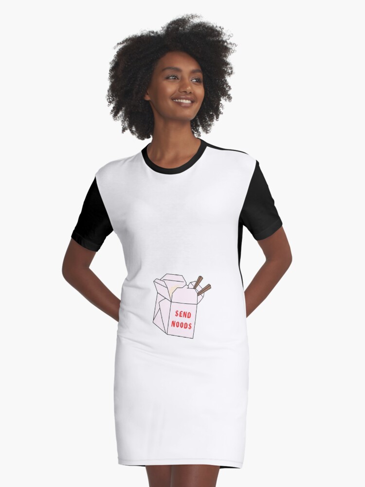 send noods t shirt dress