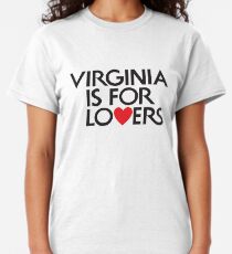 Offizielles Virginia ist für Liebhaber-Logo Classic T-Shirt