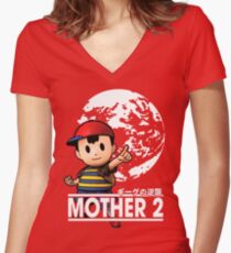 Ness Women's Fitted V-Neck T-Shirt
