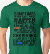 REACT LIKE A HUMAN-2 Unisex T-Shirt
