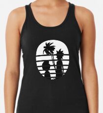 Rick and Morty Sunset (White) Racerback Tank Top