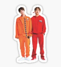 Pegatina Pegatina BTS Taejin - Taehyung v y Jin