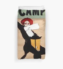 Vintage poster italian Bitter Campari Milano Duvet Cover