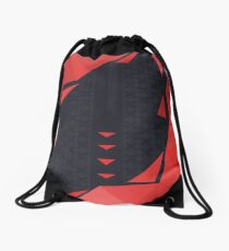 CSGO | Black & Red Poly Pattern Drawstring Bag
