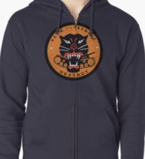 Seek Strike Destroy Tank Destroyer Emblem Zipped Hoodie