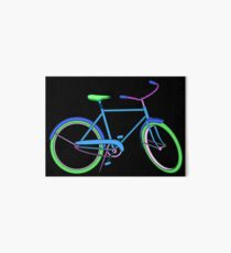 Neon Bike Art Board Print