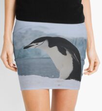 Chinstrap penguins in Antarctica, 7 Mini Skirt