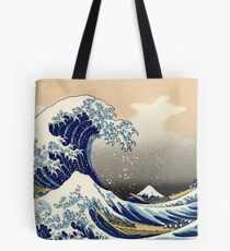 The Great Wave off Kanagawa Tote Bag