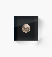 Lunar Perigee Acrylic Block
