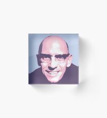 Michel Foucault Acrylic Block