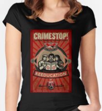 INGSOC 1984 Thoughtcrime Tailliertes Rundhals-Shirt