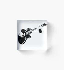 Bloque acrílico Guitarrista