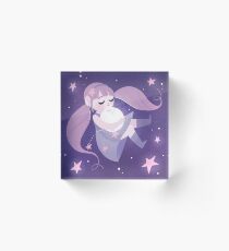 Moon girl Acrylic Block