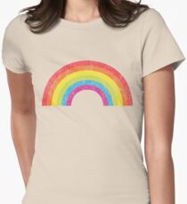 Vintage Rainbow Women's Fitted T-Shirt