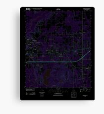 USGS TOPO Map Louisiana LA Eastwood 20120416 TM Inverted Canvas Print