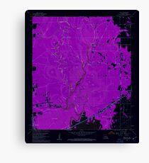 USGS TOPO Map Louisiana LA Echo 331905 1960 24000 Inverted Canvas Print