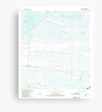 USGS TOPO Map Louisiana LA Creole 331773 1982 24000 Canvas Print