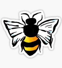 Gelbe Jacke Biene Georgia Tech Sticker