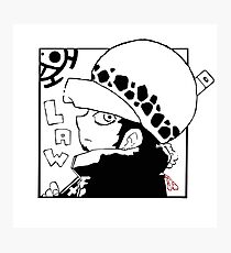 Chibi Law line Photographic Print