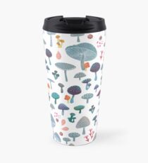 scattered mushroom pattern Travel Mug
