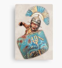 Portrait of a Roman Legionary Metal Print