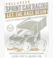 Sprint Car Posters | Redbubble