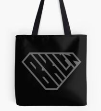 Brooklyn SuperEmpowered (Black on Black) Tote Bag
