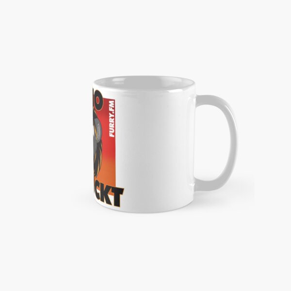 Radio verrückt Rot Tasse (Standard)