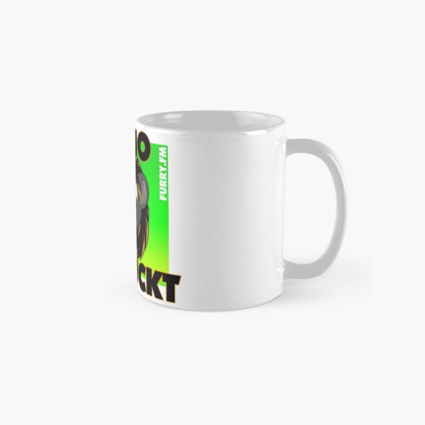 Radio verrückt Grün Tasse (Standard)