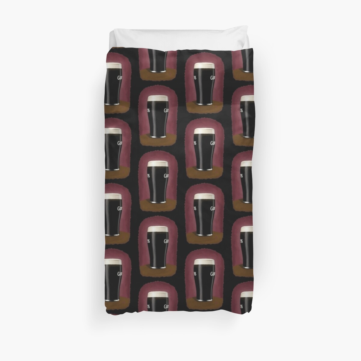 Pint Of Guinness Duvet Cover By Rulavam Redbubble