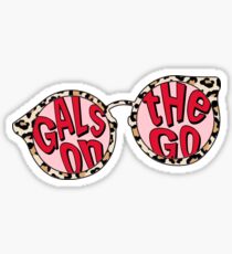 Gals On The Go Sunglasses Sticker Sticker