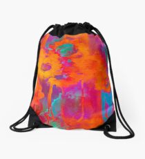 Mochila saco bouquet vibrante abstrait / bouquet abstracto brillante