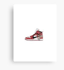Lámina metálica Blanco apagado Jordan 1 Rojo