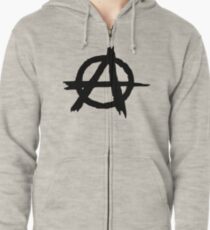 Anarchy by Chillee Wilson Zipped Hoodie