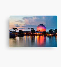 Dusk Descends on EPCOT Canvas Print