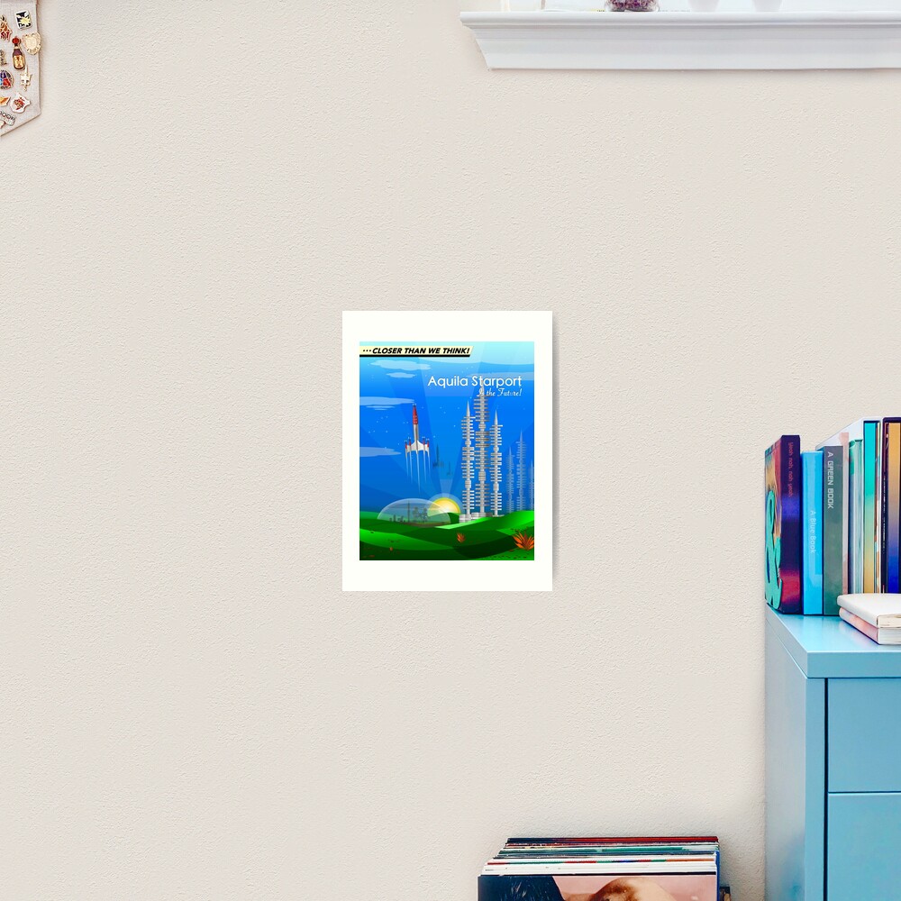 Mars Colony - Terra Formed Art Print
