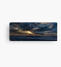 Cold Sunset Canvas Print
