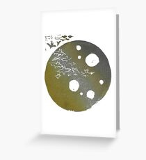 Devil Moon - Metallic Mood Greeting Card