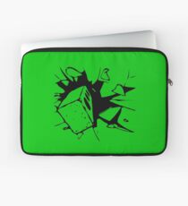 Brick Breaking Window by Chillee Wilson Laptop Sleeve