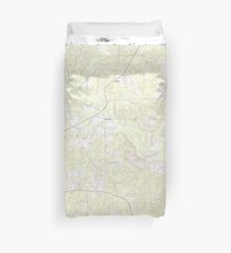 USGS TOPO Map Louisiana LA De Loutre 20120413 TM Duvet Cover