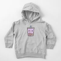 Cute Love Heart Bubble Tea Toddler Pullover Hoodie